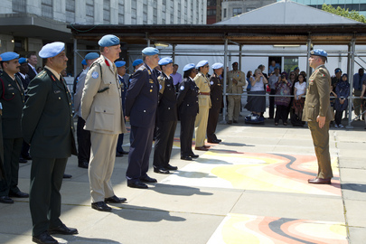 Peacekeepers Receive Medals at UN Headquarters 