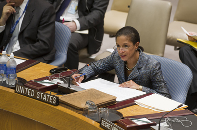 Susan Rice az ENSZ Biztonsági Tanácsában (ENSZ fotó) Susan Rice az ENSZ Biztonsági Tanácsában (ENSZ fotó)