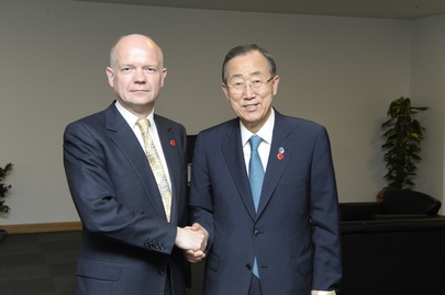 Secretary-General Meets U.K. Foreign Secretary at 2nd Istanbul Conference on Somalia