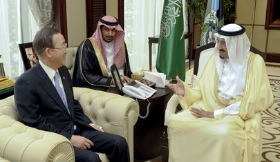 Secretary-General Meets Defense Minister of Saudi Arabia