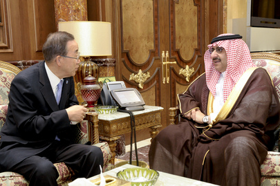 Secretary-General Meets Saudi Deputy Interior Minister for Security Affairs