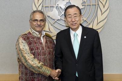 Secretary-General Meets Former President of Timor-Leste