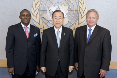 Secretary-General Meets Co-Chairs of High-Level Sustainable Energy Group 