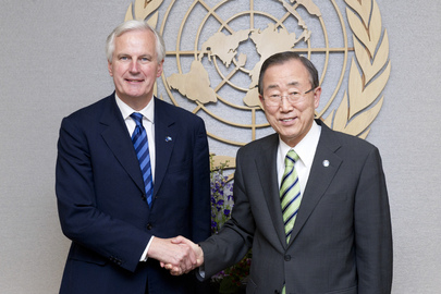 Secretary-General Meets E.U. Commissioner for Internal Market and Services