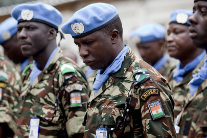 UNOCI Holds Memorial Service for Nigerien Blue Helmets