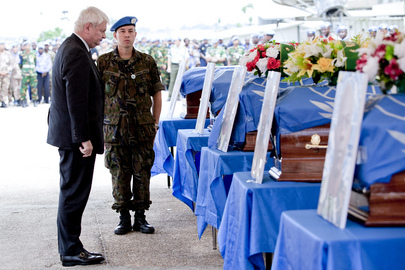 UNOCI Holds Memorial Service for Nigerien Blue Helmets