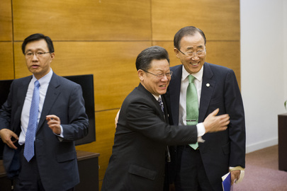 Secretary-General Meets with Rio+20 Head before Conference