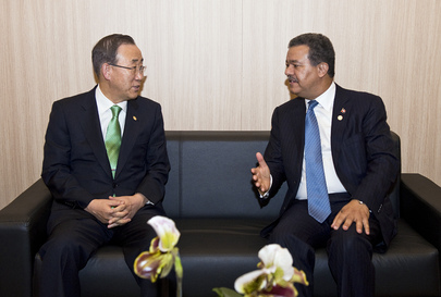 Secretary-General Meets President of Dominican Republic at Rio+20