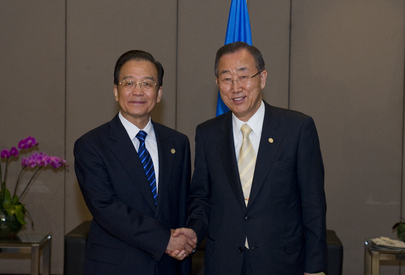 Secretary-General Meets Chinese Premier at Rio+20
