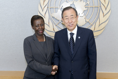 Secretary-General Meets Foreign Minister of Rwanda
