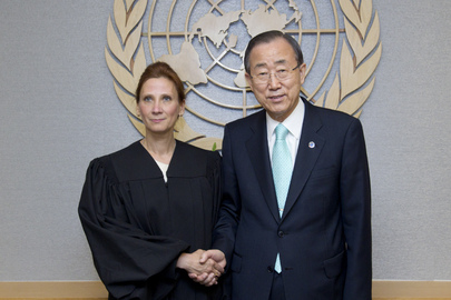 Secretary-General Meets New UN Dispute Tribunal Judge