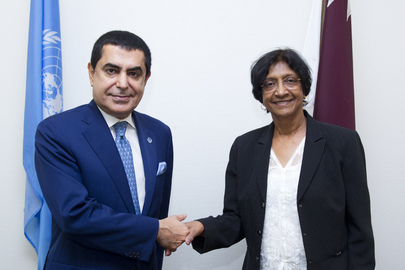Assembly President Meets High Commissioner for Human Rights