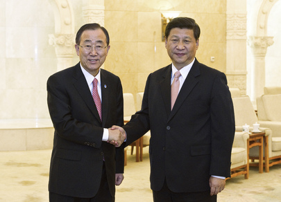 Secretary-General Meets Vice President of China