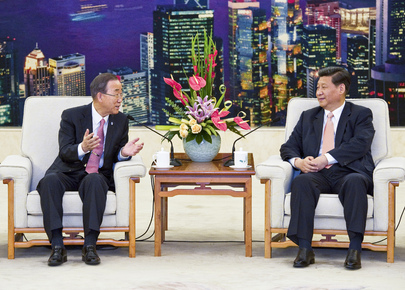 Secretary-General Meets Vice President of China