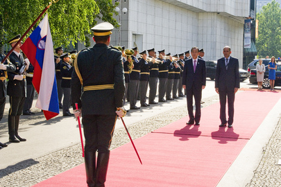 Secretary-General Welcomed by Prime Minister of Slovenia