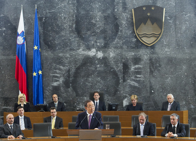Secretary-General Addresses Parliament of Slovenia