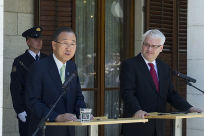 Secretary-General Visits Croatia