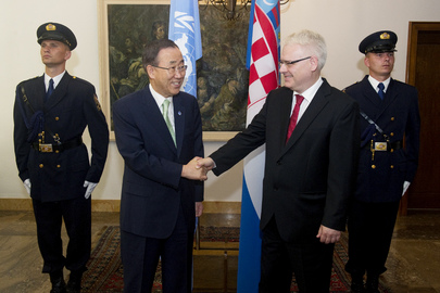 Secretary-General Visits Croatia
