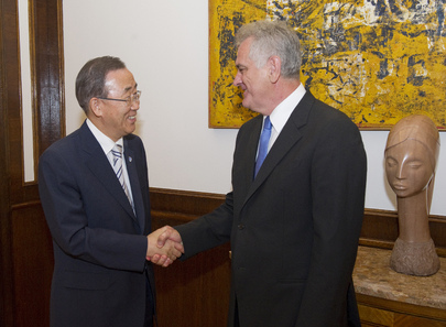 Secretary-General Meets President of Serbia 