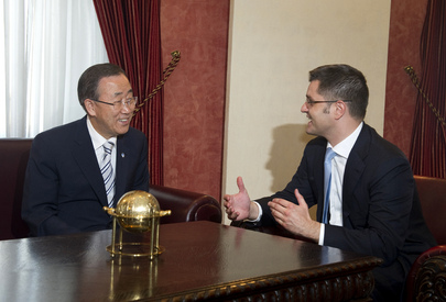 Secretary-General Meets foreign Minister of Serbia