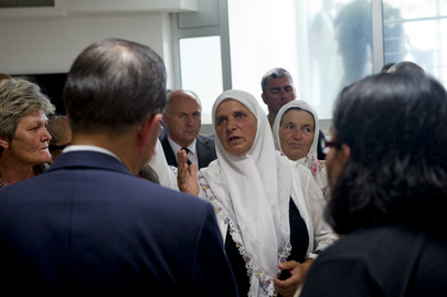 Secretary-General Visits Srebrenica Memorial