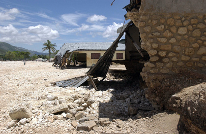 Houses Destroyed by Tropical Storm Jeanne 