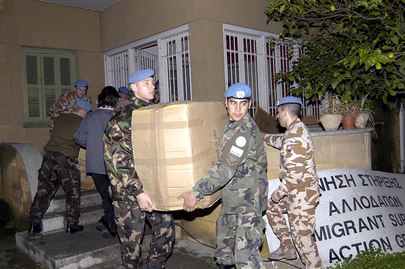 UNFICYP Joins Relief Efforts for Indian Ocean Tsunami Victims