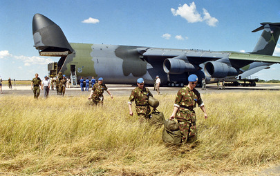 Peacekeeping Troops Arrive in Namibia