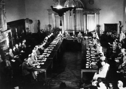 Opening Session of the Conference on Security Organization for Peace in the Post-War World