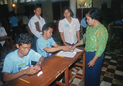 Cambodia Election Held under Supervision of UNTAC