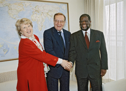 General Assembly President Meets with Former Prime Minister of Finland