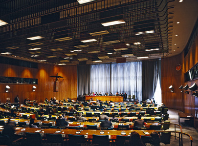 Interior View of Trusteeship Council Chamber