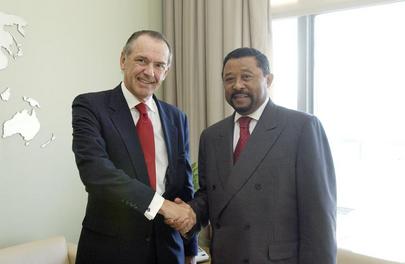 Incoming and Outgoing General Assembly Presidents Meet