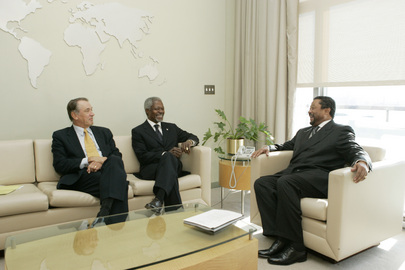 Secretary-General Meets with Outgoing and Incoming General Assembly Presidents