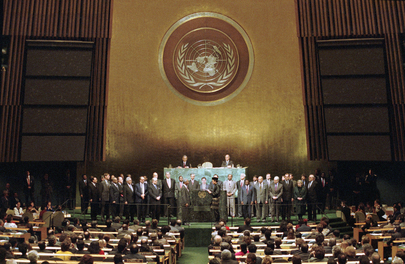 General Assembly Appoints by Acclamation Seventh Secretary-General 
