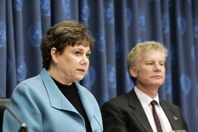 UNICEF Chief's Press Conference to Announce Launch of Global Campaign Against AIDS