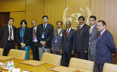 Secretary-General Meets Multi-Party India-US Forum of Parliamentarians
