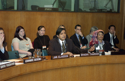 DPI Under-Secretary-General Moderates at Dag Hammarskjöld Book Launch