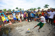 Portuguese Police and Timorese Kids Play Football 4.5517254