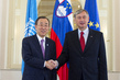 Secretary-General Meets President of Slovenia 2.2586844