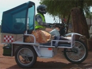 Selected frame from video story 
SUDAN / MOTORCYCLE AMBULANCES
	