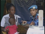 Selected frame from video story 
LIBERIA / MEDICAL CAMP
	