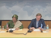 Selected frame from video story 
WASHINGTON D.C. / LIBERIA DEBT
	