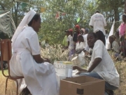 Selected frame from video story 
UN / MALARIA LAUNCH
	