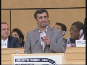 Selected frame from video story 
GENEVA / AHMADINEJAD WRAP
	