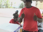 Selected frame from video story 
HAITI / ELECTIONS
	