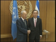 Selected frame from video story 
UN / SHIMON PERES  
	