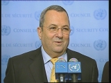 Selected frame from video story 
UN / EHUD BARAK
	