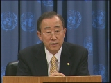 Selected frame from video story 
UN / BAN KI-MOON
	