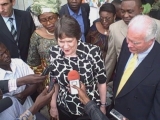 Selected frame from video story 
DR CONGO / CLARK ELECTIONS  
	